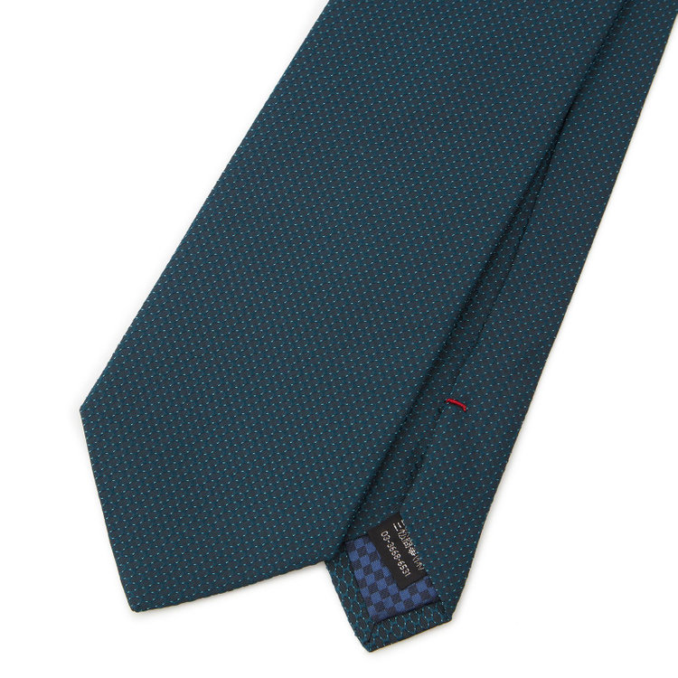 ドナートヴィンチ 【Donato Vinci Italy】シルク小紋柄ネクタイ 8.5cm幅/グリーン/MADE IN JAPAN その他