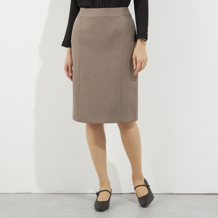 【Diana】【秋冬】スカート/ブラウン/ウォッシャブル＆ストレッチ