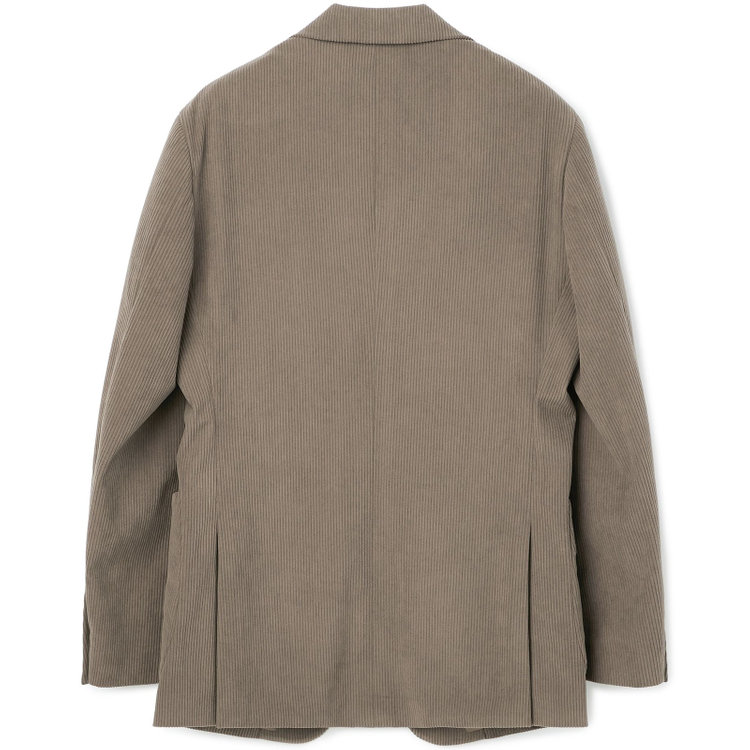 ＪＰコンフォート ネイビー 【JOHN PEARSE comfort navy】【秋冬】2釦シングルジャケット セットアップ対応/ブラウン×トリコットコーデュロイ/ULTRA MOVE/ ウォッシャブル 茶淡色