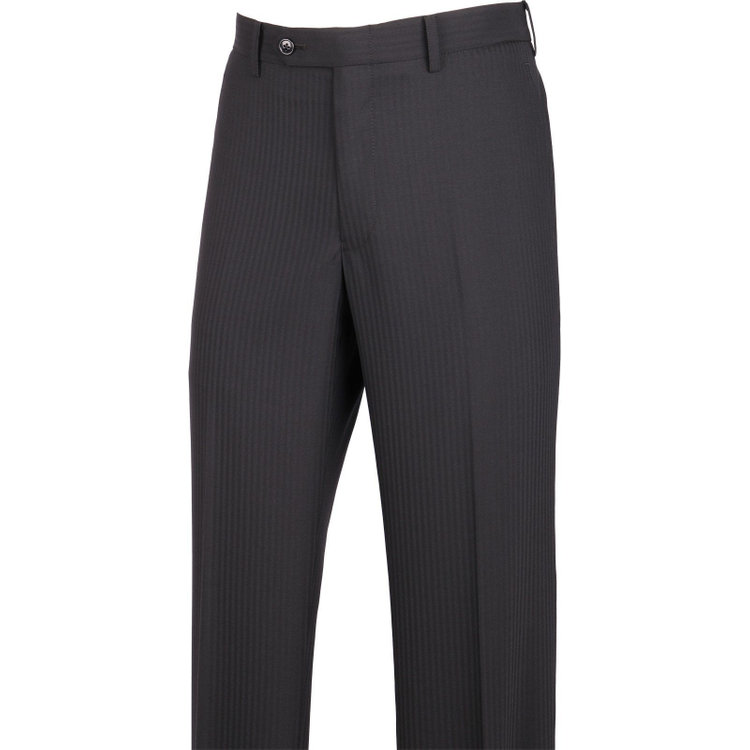 ＵＮＰＲＥＳＳＵＲＥ 【Unpressure】【春夏】スペアパンツ付き/2釦シングルスーツ 0タック/ブラック×シャドーストライプ ブラック系(黒)