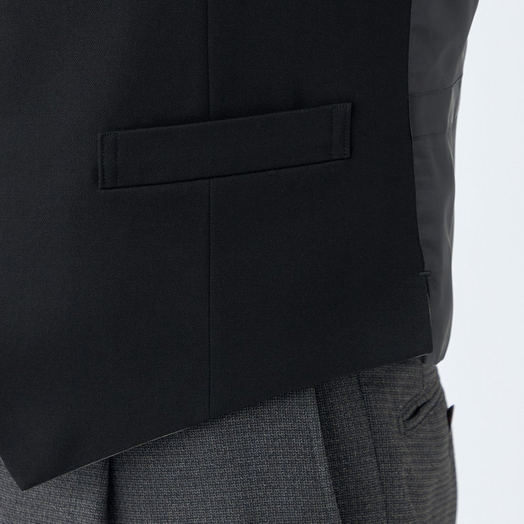 ドナートヴィンチ 【Donato Vinci Italy】【年間】リバーシブルジレ(ベスト)/ブラック＆グレー その他