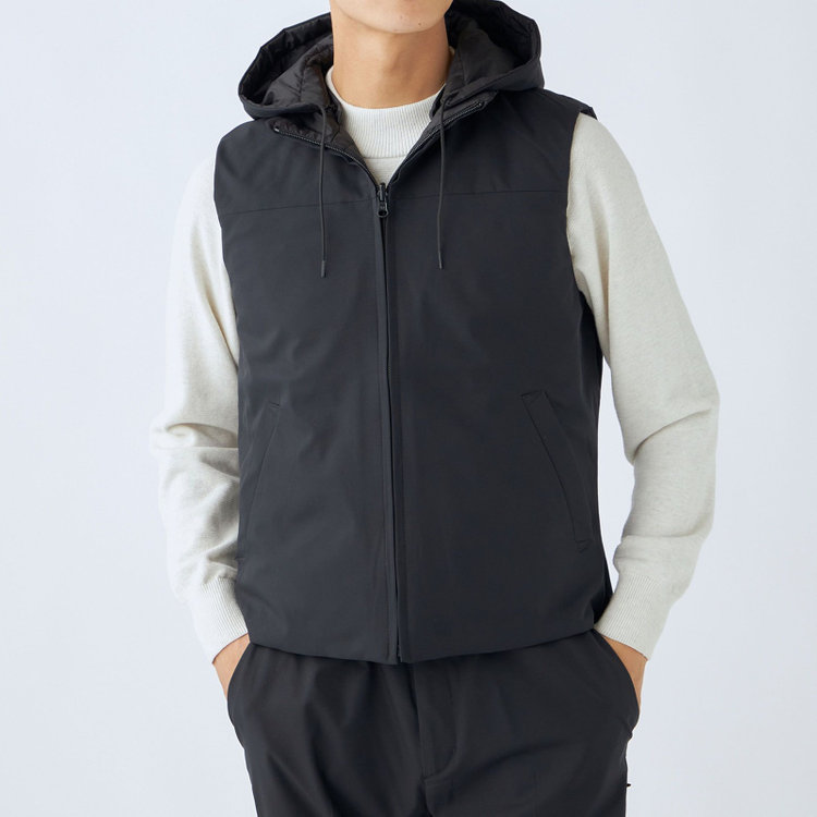 ＵＷＳ ＷＯＲＫ 【ULTRA WORK SUIT/WORK LINE】【年間】リバーシブルベスト/ブラック ブラック系(黒)