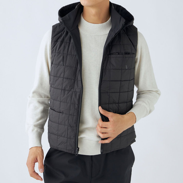 ＵＷＳ ＷＯＲＫ 【ULTRA WORK SUIT/WORK LINE】【年間】リバーシブルベスト/ブラック ブラック系(黒)