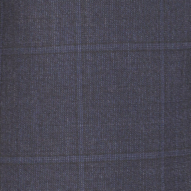 ＵＮＰＲＥＳＳＵＲＥ 【Unpressure】【春夏】スペアパンツ付き/2釦シングルスーツ 0タック/ネイビー×チェック ネイビー系(紺)