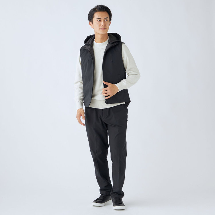 ＵＷＳ ＷＯＲＫ 【ULTRA WORK SUIT/WORK LINE】【年間】リバーシブルベスト/ブラック ブラック系(黒)