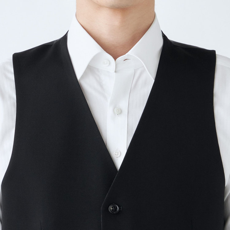 ドナートヴィンチ 【Donato Vinci Italy】【年間】リバーシブルジレ(ベスト)/ブラック＆グレー その他