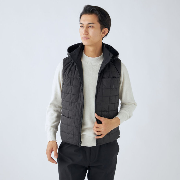 ＵＷＳ ＷＯＲＫ 【ULTRA WORK SUIT/WORK LINE】【年間】リバーシブルベスト/ブラック ブラック系(黒)