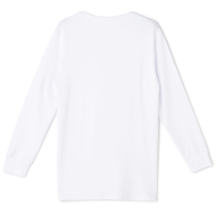 ソノタ（KONAKA用） 【HOTMOVE EX +2℃】Vネック長袖Tシャツ(ホワイト系・無地) 白