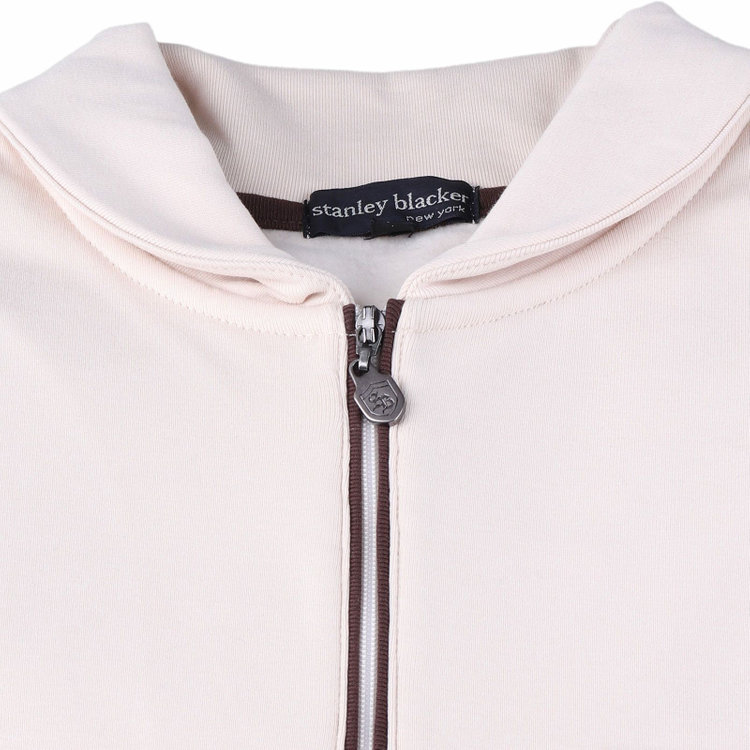 KONAKA　アウトレット 【WEB限定/OUTLET/汚れ・キズ等有】【stanley blacker new york】【長袖】胸刺繍スムースハーフジップカットソー/ベージュ ベージュ系(薄茶)