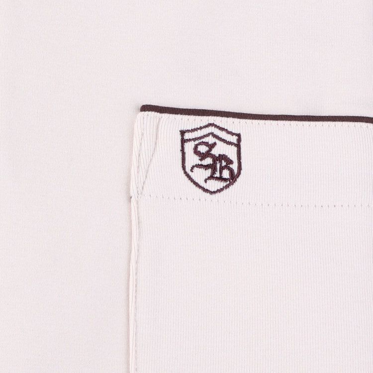 KONAKA　アウトレット 【WEB限定/OUTLET/汚れ・キズ等有】【stanley blacker new york】【長袖】胸刺繍スムースハーフジップカットソー/ベージュ ベージュ系(薄茶)