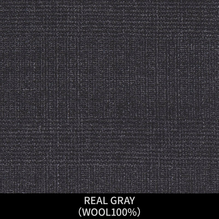 ジョンピアース 【パターンオーダー】【JOHN PEARSE WHITE 2釦】【春夏】スーツ/REAL GRAY/グレー×プレイド(WOOL100%) グレー系(灰)