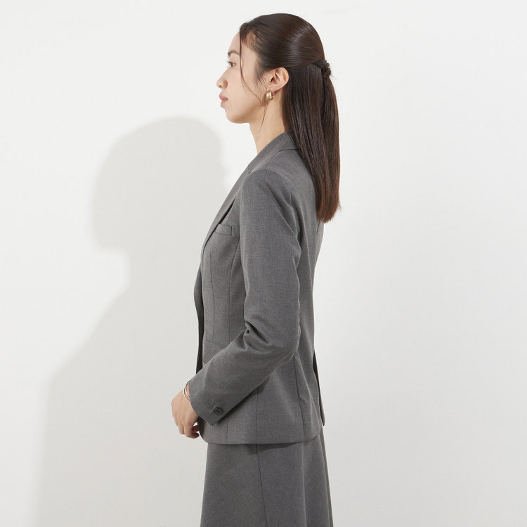 ソノタ（KONAKA用） 【Diana】【秋冬】ジャケット セットアップ対応 /グレー /ウォッシャブル＆ストレッチ グレー中間