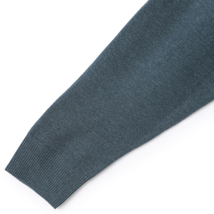 スタンリーブラッカ 【stanley blacker new york】ハイネックセーター/ブルー 青中間