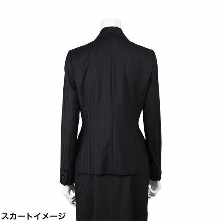 ソノタ（KONAKA用） 【Ultima nero G-Style】【年間】【ウォッシャブル】2釦シングルスーツジャケット/ブラック×ストライプ ブラック系(黒)