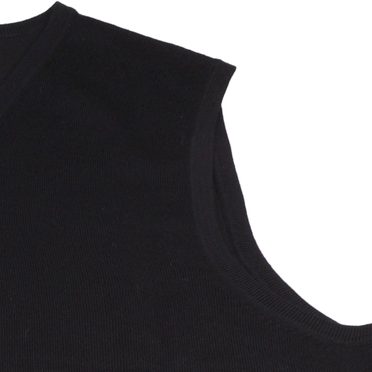 ＪＰコンフォート ネイビー 【JOHN PEARSE comfort navy】ニットベスト/ブラック/ZEGNA BARUFFA /マシンウォッシャブル ブラック系(黒)