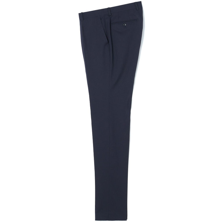 ＪＰ コンフォート 【JOHN PEARSE comfort】【年間】2釦シングルスリーピーススーツ ノータックパンツ ダブルベスト / ネイビー / パンツウォッシャブル ※裾上げ必要 紺中間