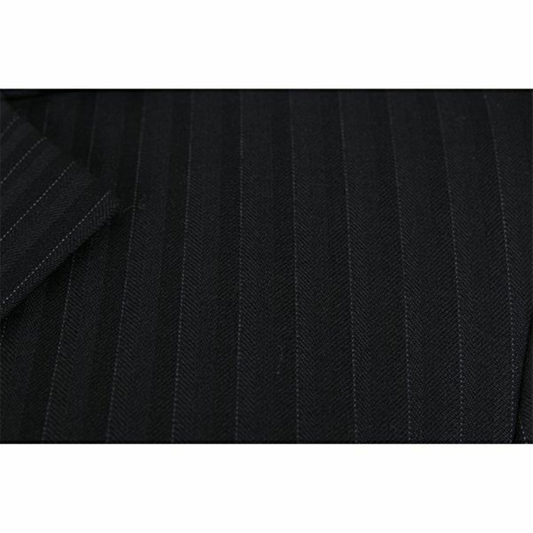 ソノタ（KONAKA用） 【Ultima nero G-Style】【年間】【ウォッシャブル】2釦シングルスーツジャケット/ブラック×ストライプ ブラック系(黒)