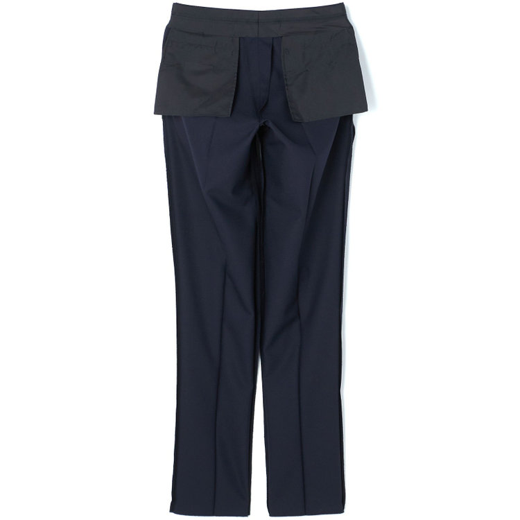 ＪＰ コンフォート 【JOHN PEARSE comfort】【年間】2釦シングルスリーピーススーツ ノータックパンツ ダブルベスト / ネイビー / パンツウォッシャブル ※裾上げ必要 紺中間