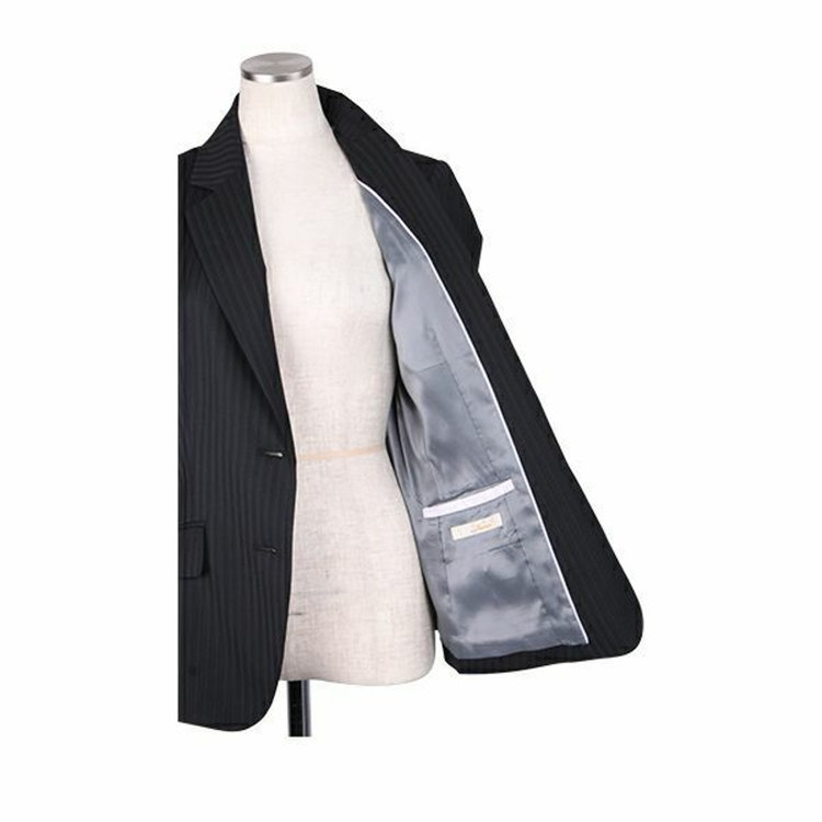 ソノタ（KONAKA用） 【Ultima nero G-Style】【年間】【ウォッシャブル】2釦シングルスーツジャケット/ブラック×ストライプ ブラック系(黒)