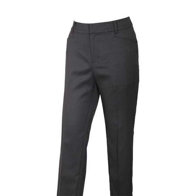 KONAKA　アウトレット 【WEB限定/OUTLET/汚れ・キズ等有】【earth music&ecology】【年間】【ストレッチ】9分丈パンツ/ブラック×ドット ブラック系(黒)