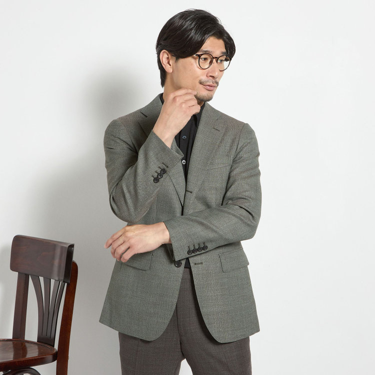 ドナートヴィンチ 【Donato Vinci Italy CLASSICO】【春夏】3釦段返りジャケット/グリーン その他