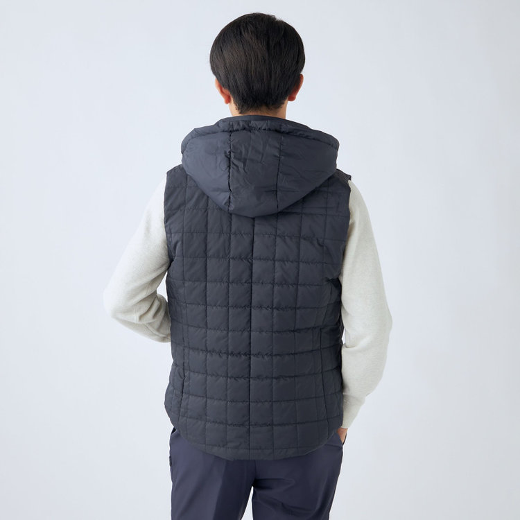 ＵＷＳ ＷＯＲＫ 【ULTRA WORK SUIT/WORK LINE】【年間】リバーシブルベスト/ネイビー 紺中間