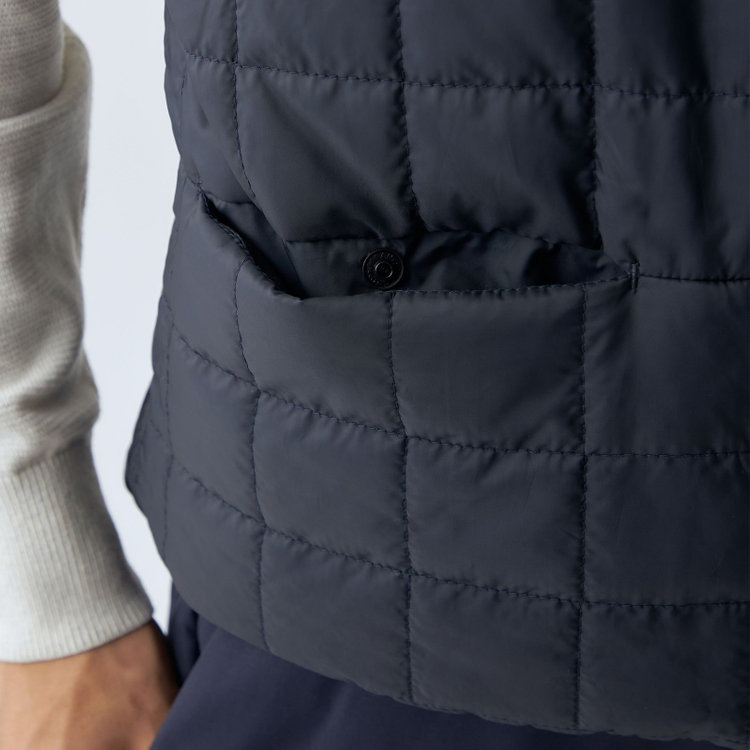 ＵＷＳ ＷＯＲＫ 【ULTRA WORK SUIT/WORK LINE】【年間】リバーシブルベスト/ネイビー 紺中間