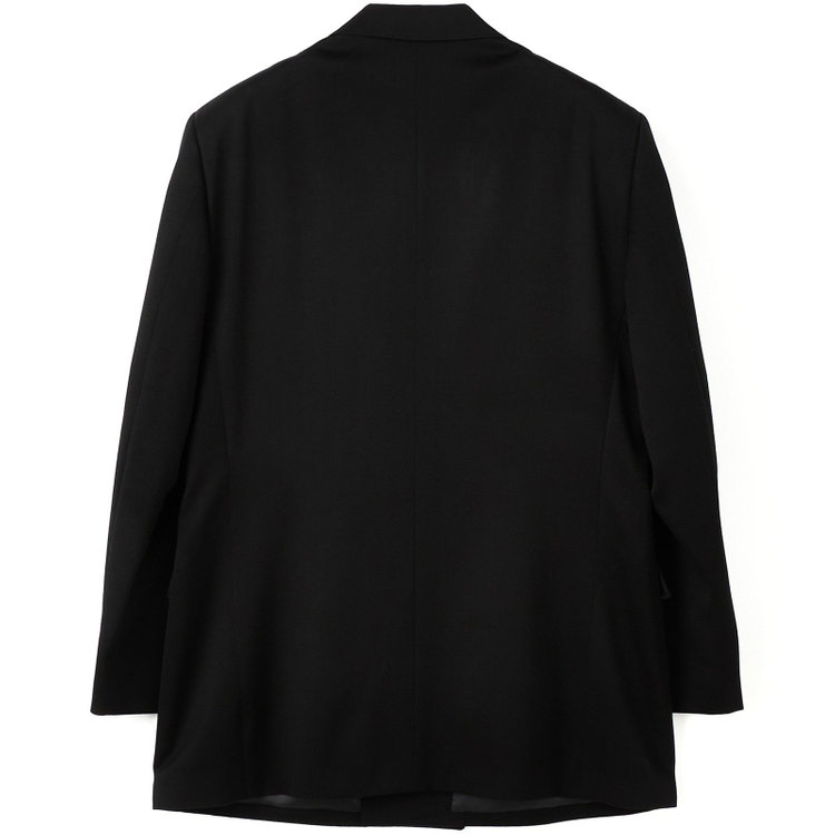 ドナートヴィンチ 【Donato Vinci Italy】【ベーシックシルエット】カシミヤシルクブレンド濃染加工/4釦1掛けダブルフォーマルスーツ 1タックパンツ/防虫加工/導電性繊維/アジャスター付き/※裾上げ必要 黒