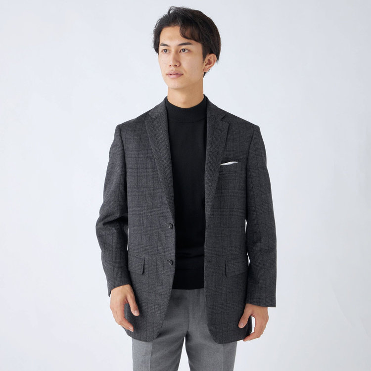 ＪＰコンフォート ネイビー 【JOHN PEARSE comfort navy】【秋冬】ハイネックセーター/ブラック/洗える×毛玉レス 黒