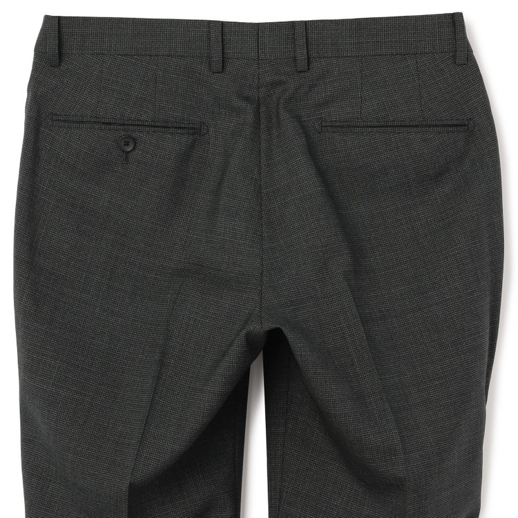 ＪＰ コンフォート 【JOHN PEARSE comfort】【春夏】2釦シングルスーツ ショートタック/グレー×チェック/REAL GRAY/NEW ZEALAND WOOL/SHOWER CLEAN/SustainaBee Wool/※裾上げ必要 黄淡色