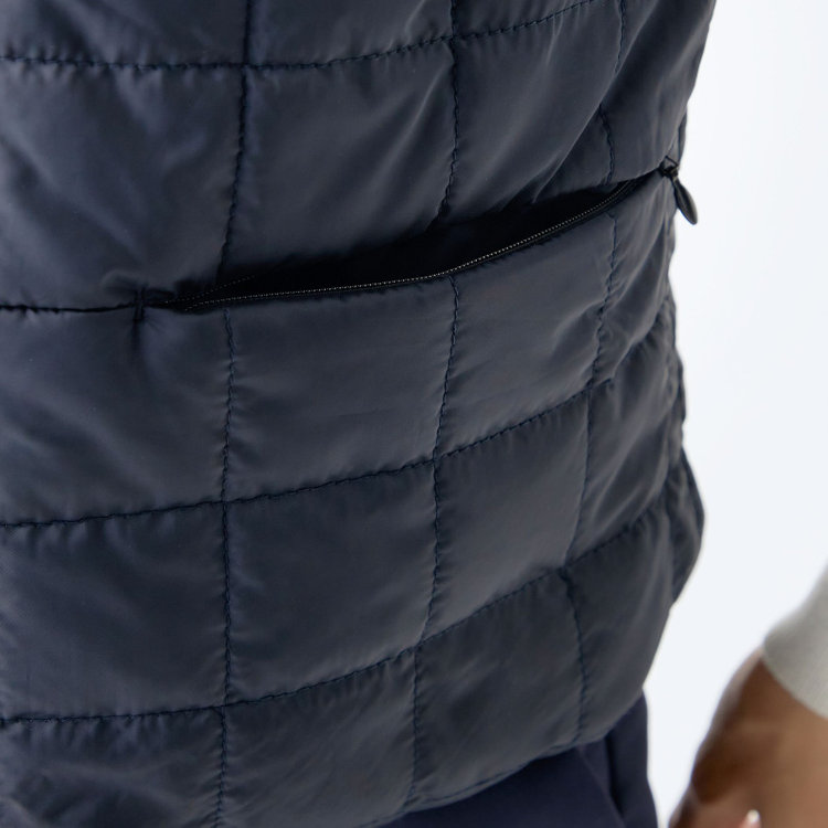 ＵＷＳ ＷＯＲＫ 【ULTRA WORK SUIT/WORK LINE】【年間】リバーシブルベスト/ネイビー 紺中間