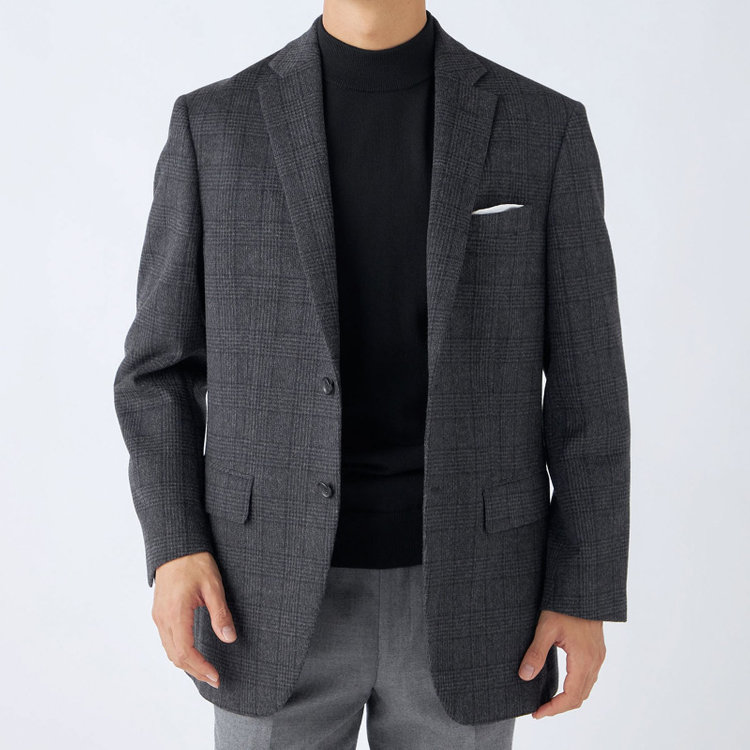 ＪＰコンフォート ネイビー 【JOHN PEARSE comfort navy】【秋冬】ハイネックセーター/ブラック/洗える×毛玉レス 黒