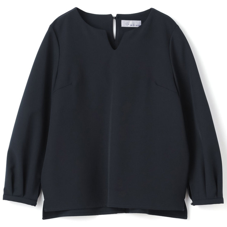 ソノタ（KONAKA用） 【mirum purple】キーネックブラウス/ネイビー 紺中間