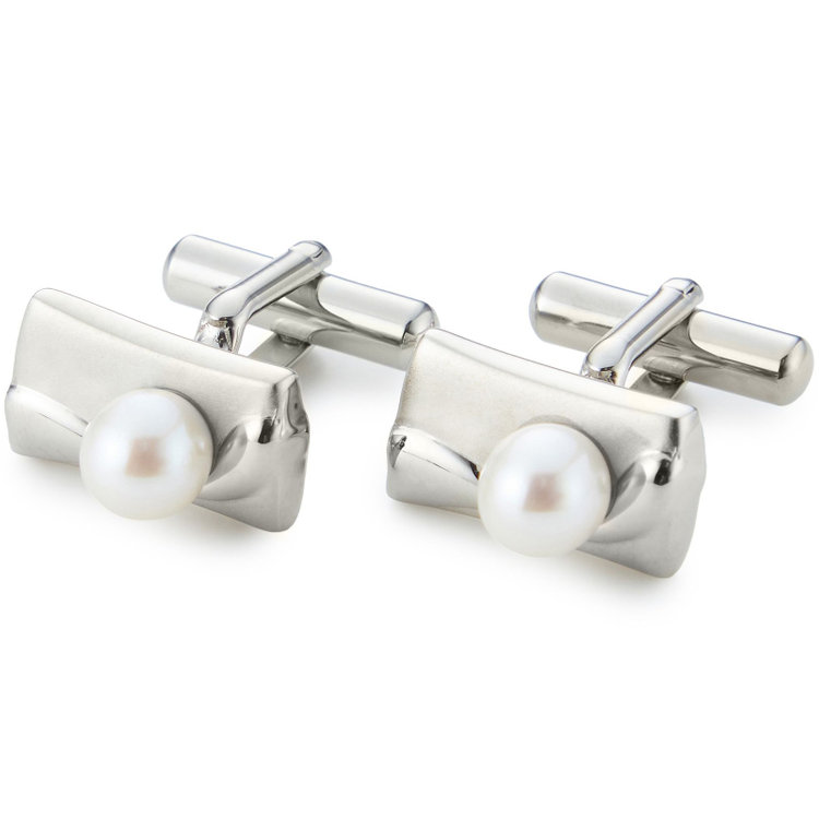ドナートヴィンチ 【Donato Vinci Italy】ネクタイピン＆カフスセット/シルバー×本真珠 その他