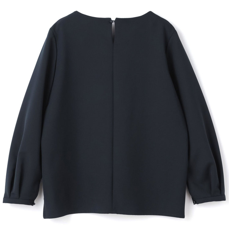 ソノタ（KONAKA用） 【mirum purple】キーネックブラウス/ネイビー 紺中間