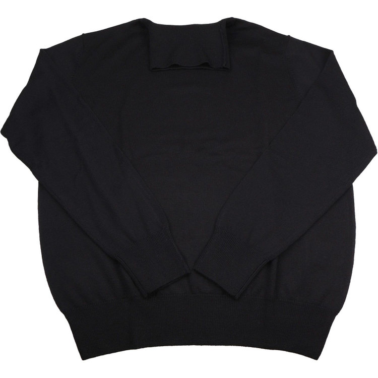 ＪＰコンフォート ネイビー 【JOHN PEARSE comfort navy】タートルネックニットセーター/ブラック/ZEGNA BARUFFA /マシンウォッシャブル ブラック系(黒)