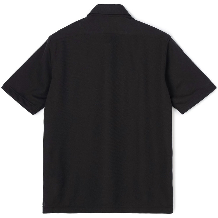 ＪＰコンフォート ネイビー 【発送在庫あり】【WEB限定】【半袖】【JOHN PEARSE comfort navy】カッタウェイビズポロシャツ プルオーバータイプ/ブラック/ULTRA MOVE「ニット素材」「ノーアイロン」「ストレッチ」「高通気性」 黒