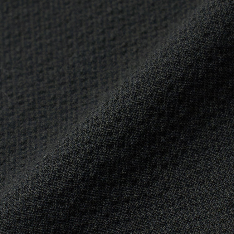 スタンリーブラッカ 【stanley blacker new york】【春夏】2釦シングルセットアップジャケット/カーキ×サッカー/ストレッチ 緑濃色