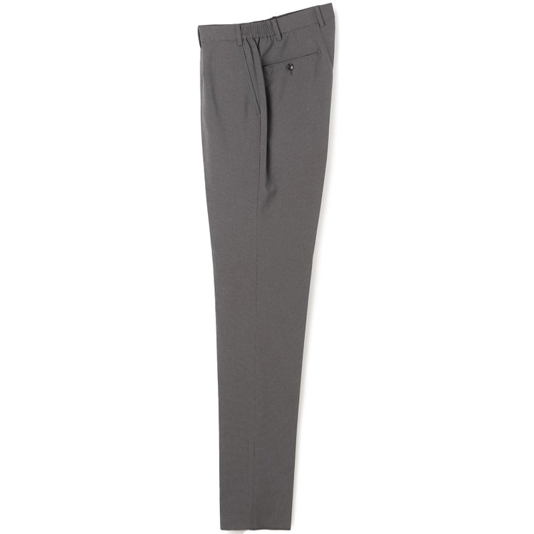 ＪＰ コンフォート 【JOHN PEARSE comfort】【春夏】2釦シングルスーツ ショートタック/グレー×ハウンドトゥース/ULTRA MOVE/TRABEST/ウエストシャーリング仕様/ウォッシャブル/ストレッチ/※裾上げ必要 グレー濃色