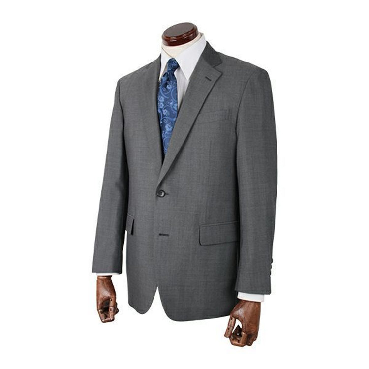 KONAKA　アウトレット 【WEB限定/OUTLET/汚れ・キズ等有】【JASLEY】【春夏】スペアパンツ付き/ 2釦シングルスーツ /グレー×ソリッド グレー系(灰)