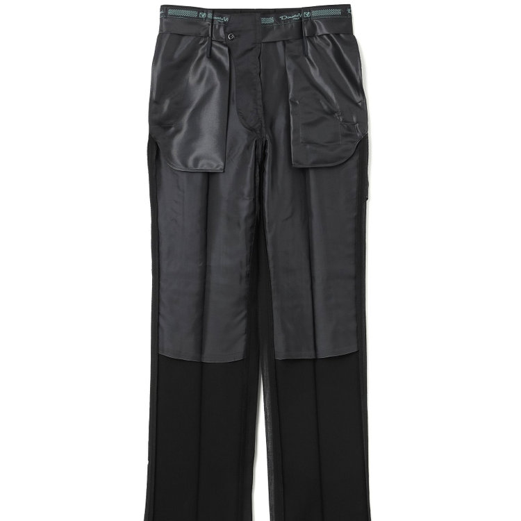 ドナートヴィンチ 【Donato Vinci Italy】【ベーシックシルエット】【春夏】サマーフォーマル 2釦シングル1タックパンツ/ウエストアジャスター仕様/防虫加工/ナノ撥水加工/※裾上げ必要 黒