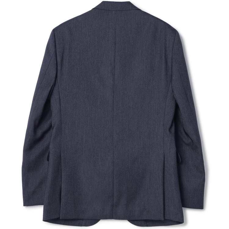 ＪＰ コンフォート 【JOHN PEARSE comfort】【年間】2釦シングルスリーピーススーツ ショートタック/ネイビー/ウエストシャーリング仕様/「ULTRA MOVE」ストレッチ・ウォッシャブル/※裾上げ必要 青中間