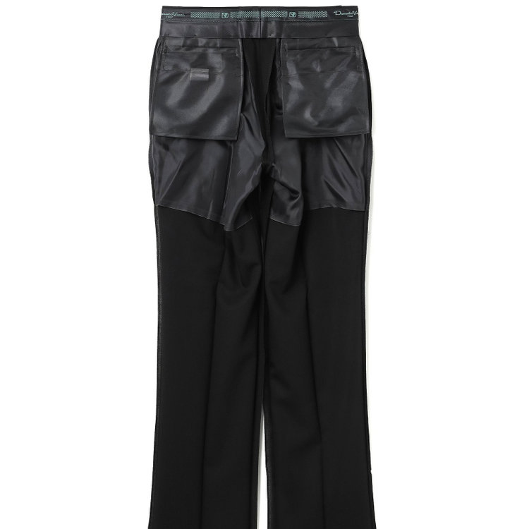 ドナートヴィンチ 【Donato Vinci Italy】【ベーシックシルエット】【春夏】サマーフォーマル 2釦シングル1タックパンツ/ウエストアジャスター仕様/防虫加工/ナノ撥水加工/※裾上げ必要 黒
