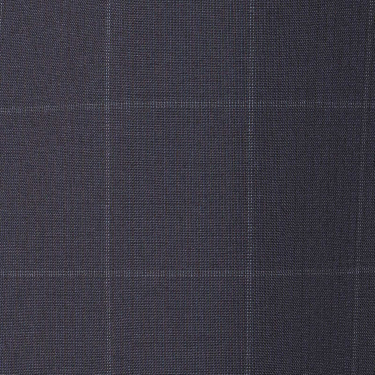 ジョンピアース 【JOHN PEARSE White】【春夏】2釦シングルスーツ 1タック/ネイビー×ウィンドペン/CORDURA ネイビー系(紺)