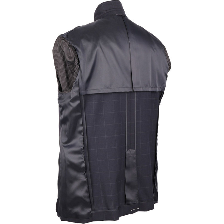 ジョンピアース 【JOHN PEARSE White】【春夏】2釦シングルスーツ 1タック/ネイビー×ウィンドペン/CORDURA ネイビー系(紺)