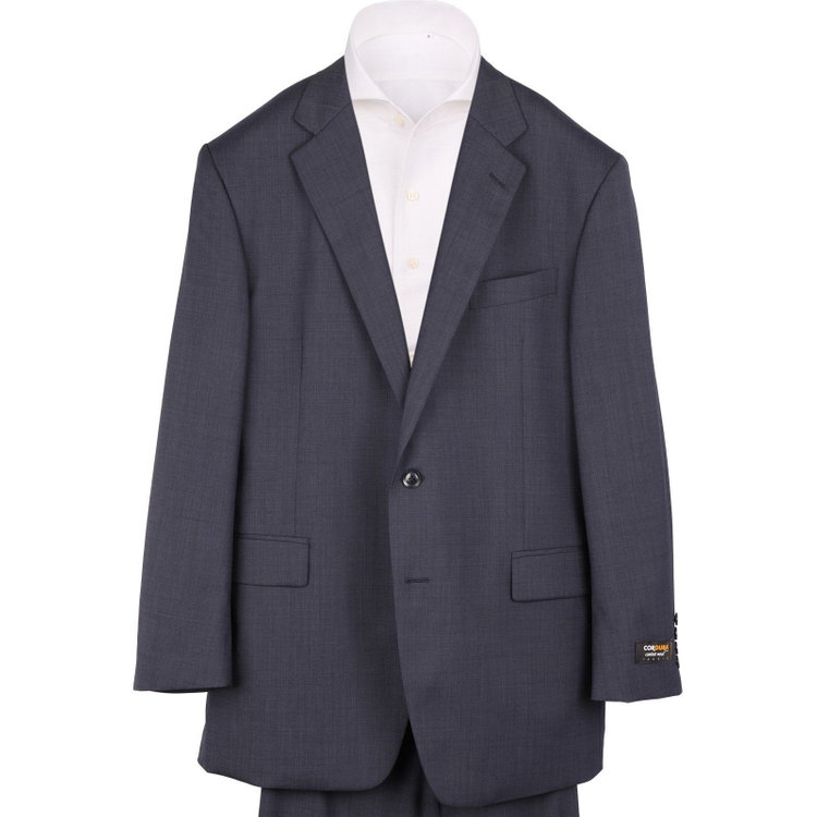 ジョンピアース 【JOHN PEARSE White】【春夏】2釦シングルスーツ 1タック/ネイビー/CORDURA ネイビー系(紺)