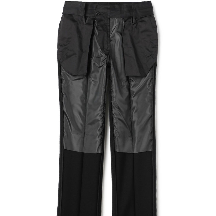 ジャスリー 【JASLEY】【秋冬】濃染加工/2釦シングルフォーマルスーツ 1タックパンツ/生活撥水加工/アジャスター付/※裾上げ必要 黒