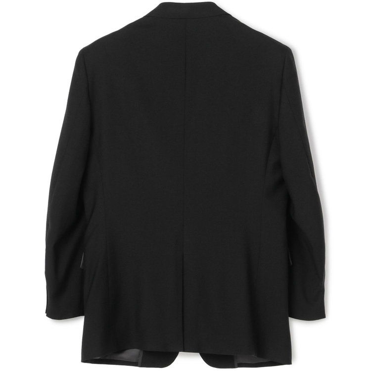 ジャスリー 【JASLEY】【秋冬】濃染加工/2釦シングルフォーマルスーツ 1タックパンツ/生活撥水加工/アジャスター付/※裾上げ必要 黒