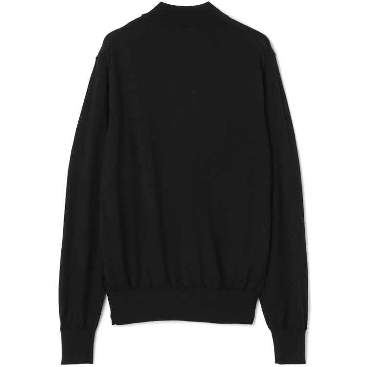 ＪＰコンフォート ネイビー 【JOHN PEARSE comfort navy】【秋冬】ハイネックセーター/ブラック/洗える×毛玉レス 黒