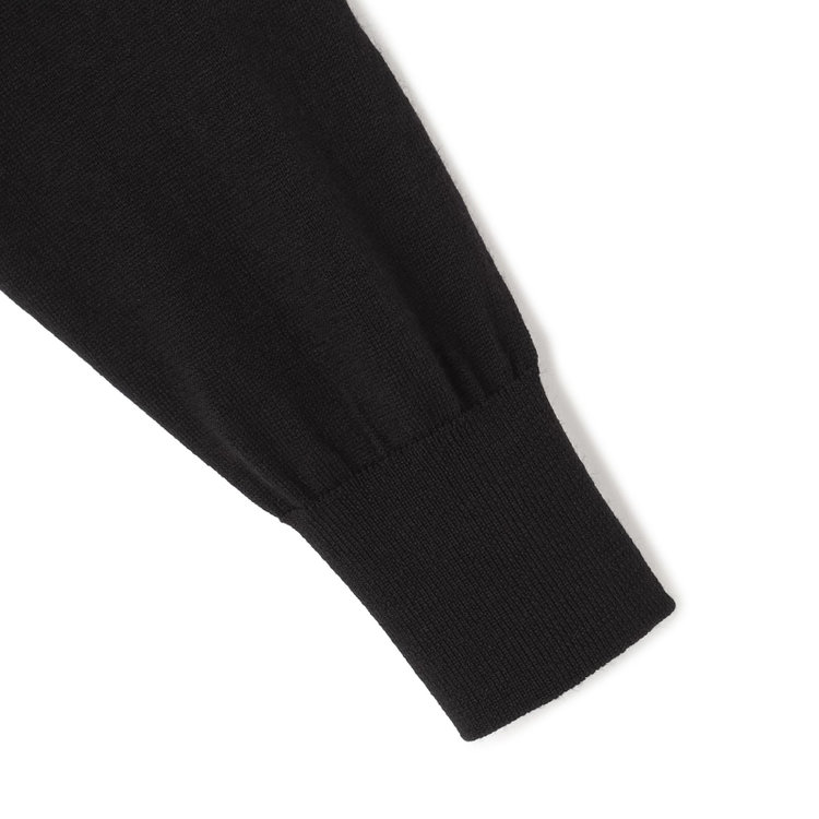 ＪＰコンフォート ネイビー 【JOHN PEARSE comfort navy】【秋冬】ハイネックセーター/ブラック/洗える×毛玉レス 黒
